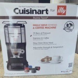 Cuisinart Single Serve Espresso and Coffee Machine w/19 bars of pressure